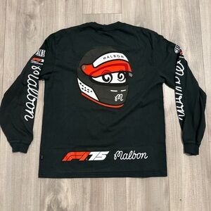 MALBON x F1 LVGP GORSE DOWNFORCE Dark Green Long Sleeve Tee